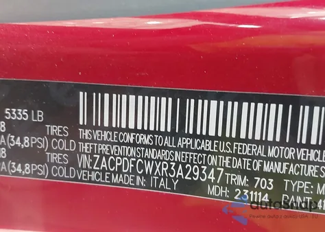 2024 Dodge Hornet R/T Eawd from USA, damaged, VIN ZACPDFCWXR3A29347